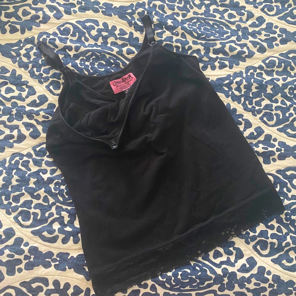 Glamourmom Lace Nursing Tank (breastfeeding)